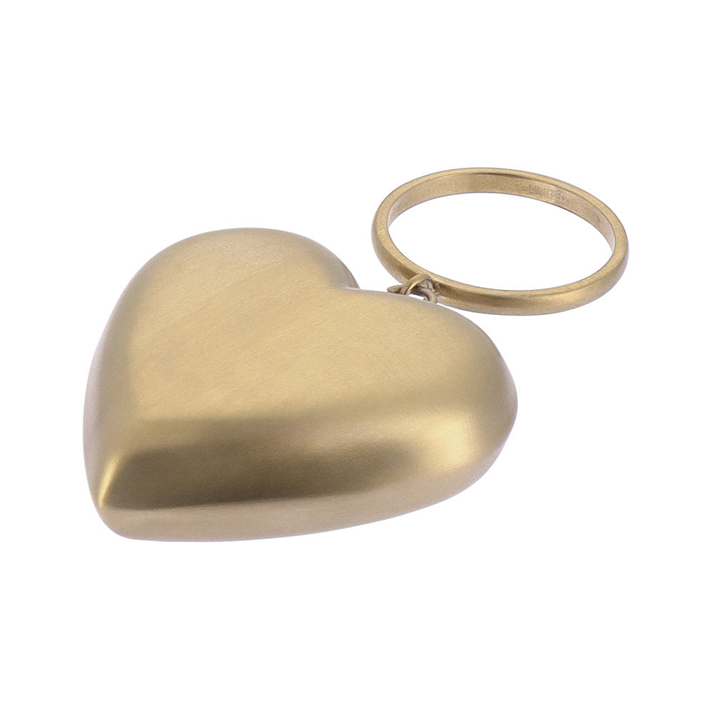 Puffy Heart Drop Ring