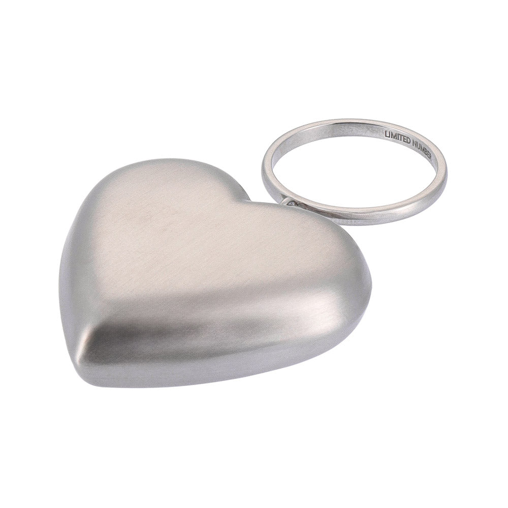 Puffy Heart Drop Ring