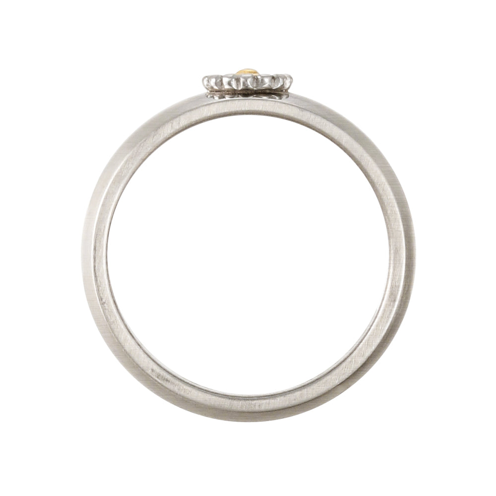 Flower Sleek Band Ring