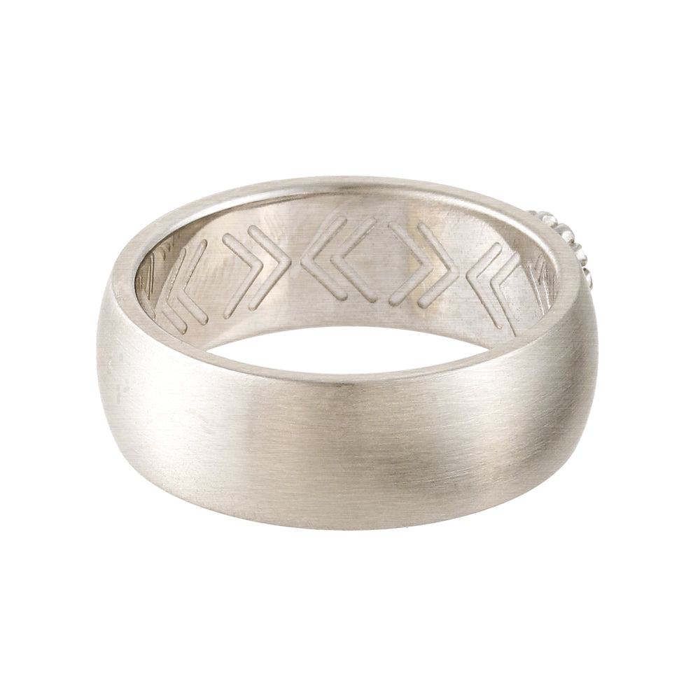 Flower Sleek Band Ring