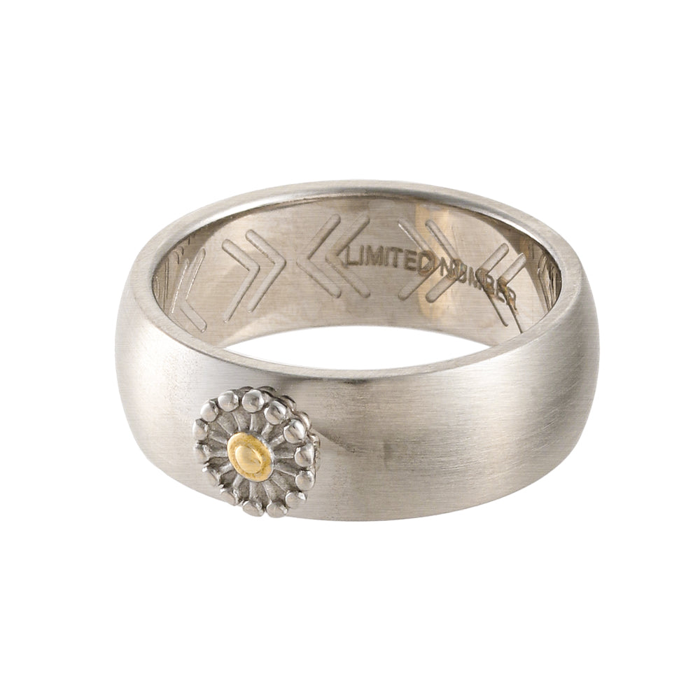 Flower Sleek Band Ring