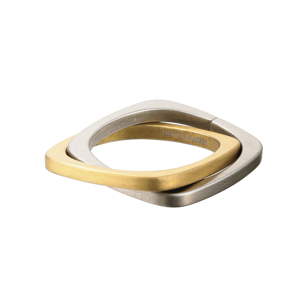 Linked Square Band Ring