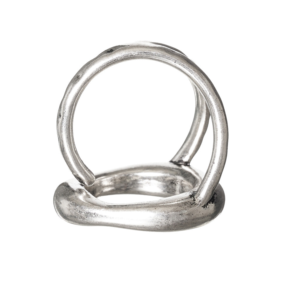 Organic Hollow Open Ring