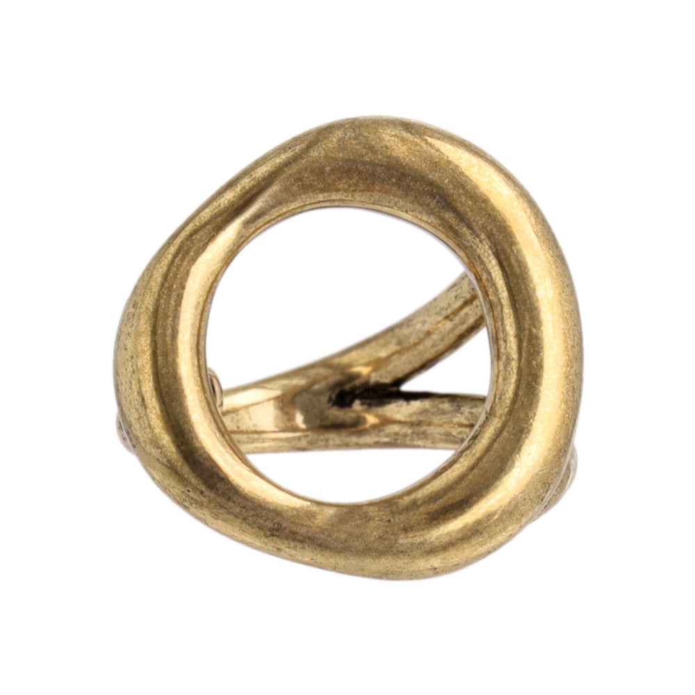 Organic Hollow Open Ring