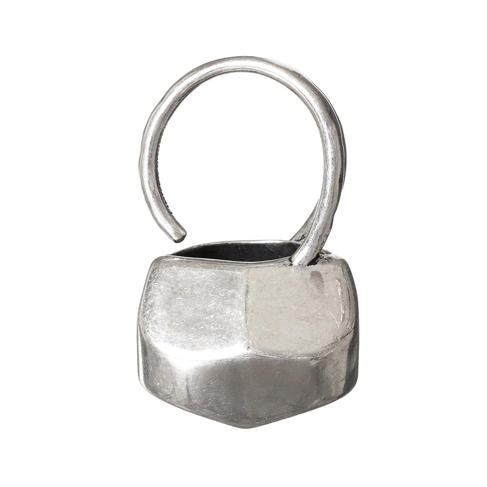 Sculptural Chunk Open Ring