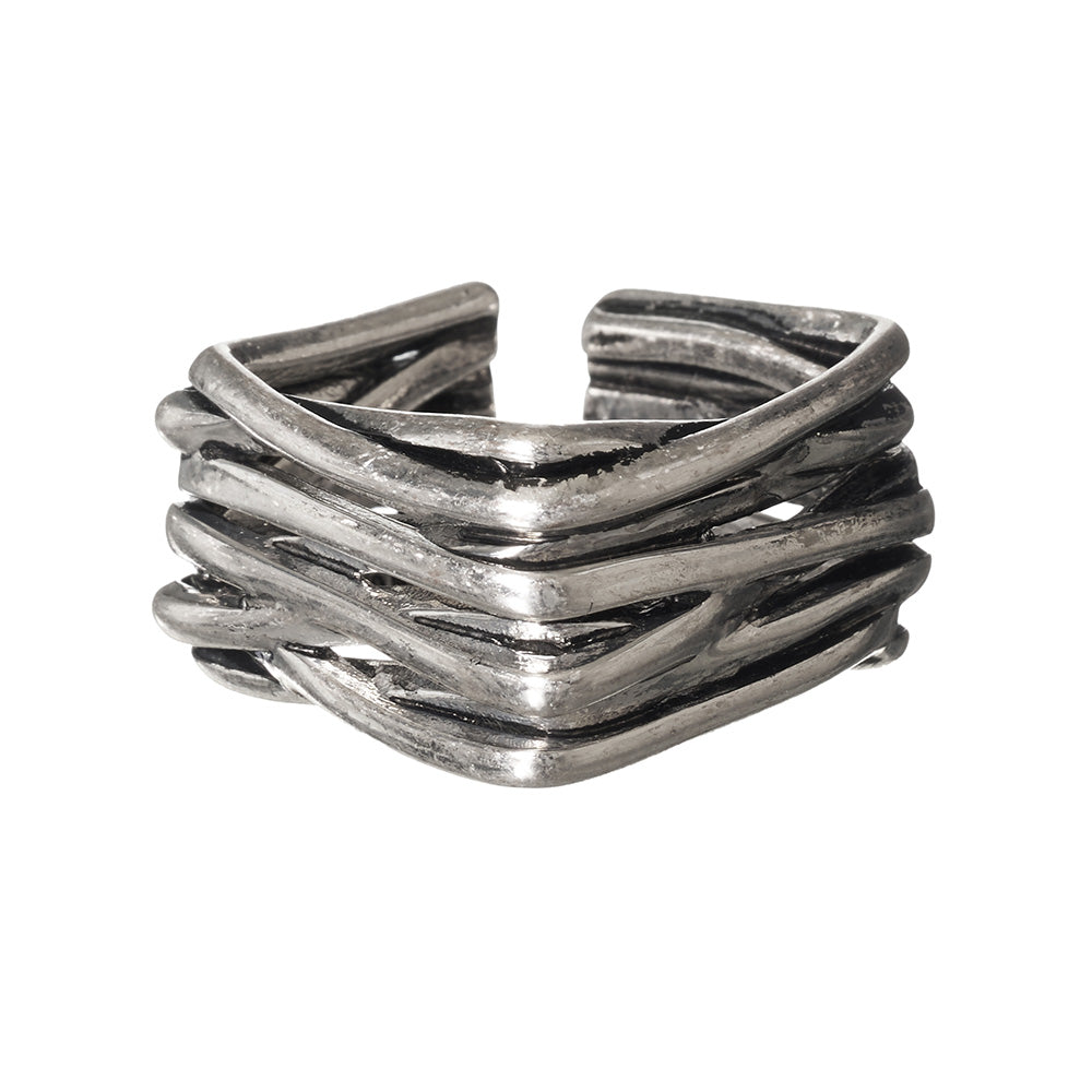 Multi Strand Angular Open Ring