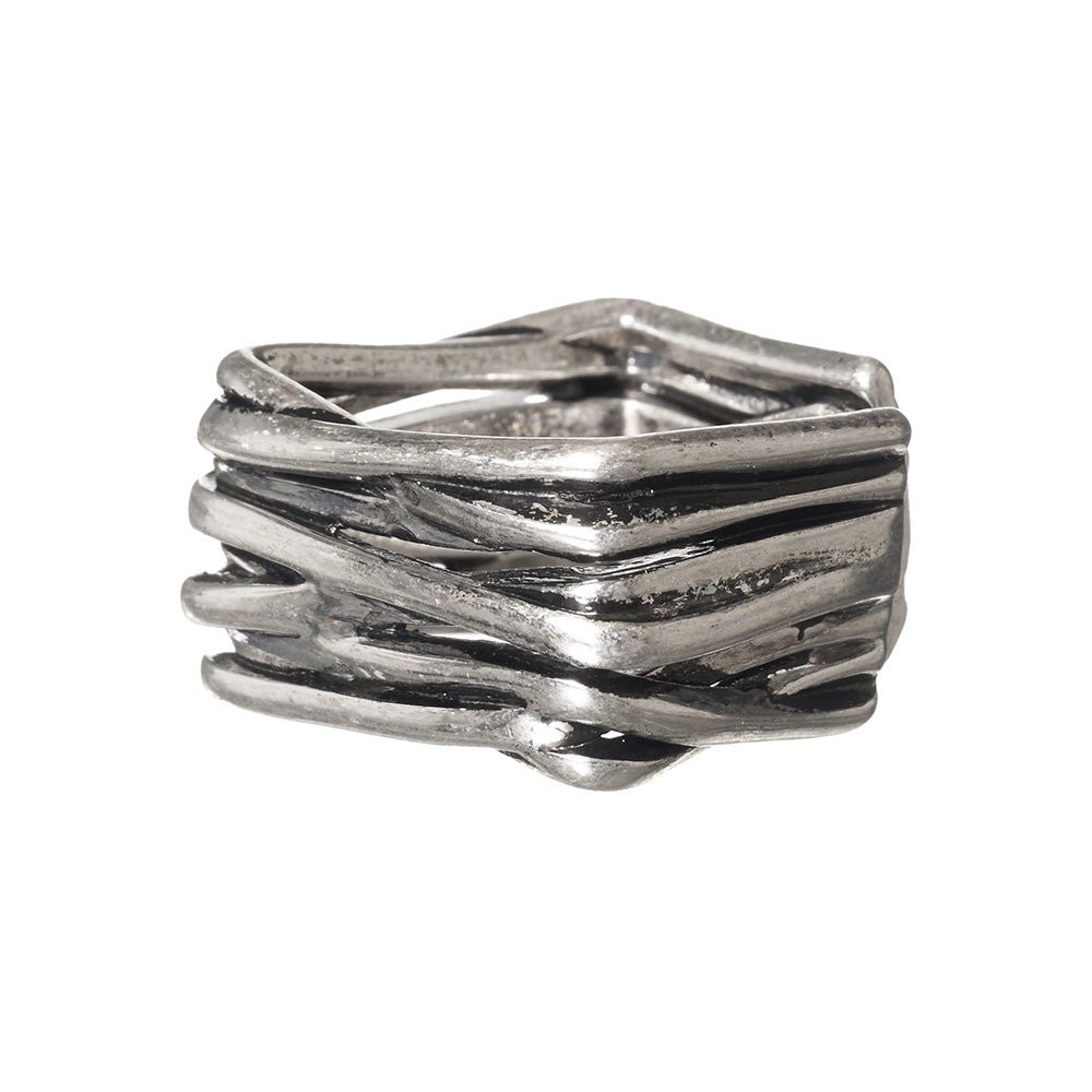 Multi Strand Angular Open Ring