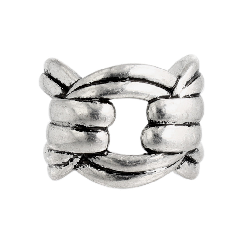 Wide Knot Open Ring