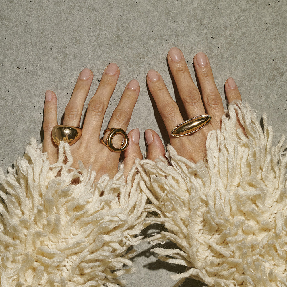 Chunky Dome Open Ring