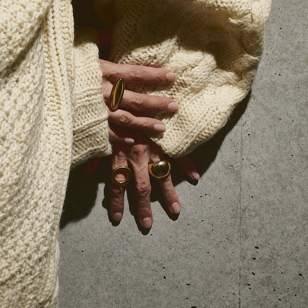 Chunky Dome Open Ring