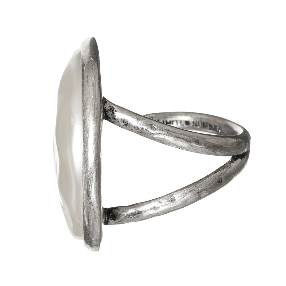 Big Round Disc Open Ring