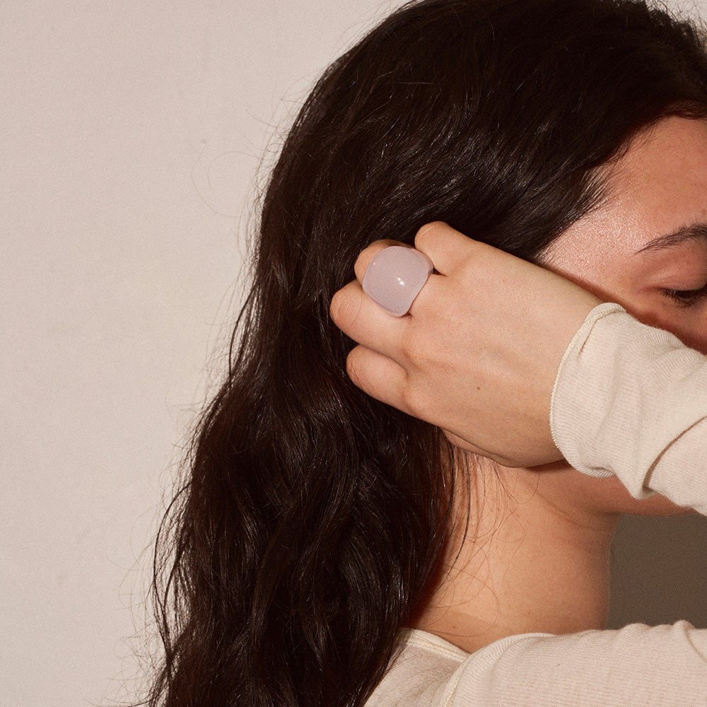 Marble Tone Molten Chunky Ring