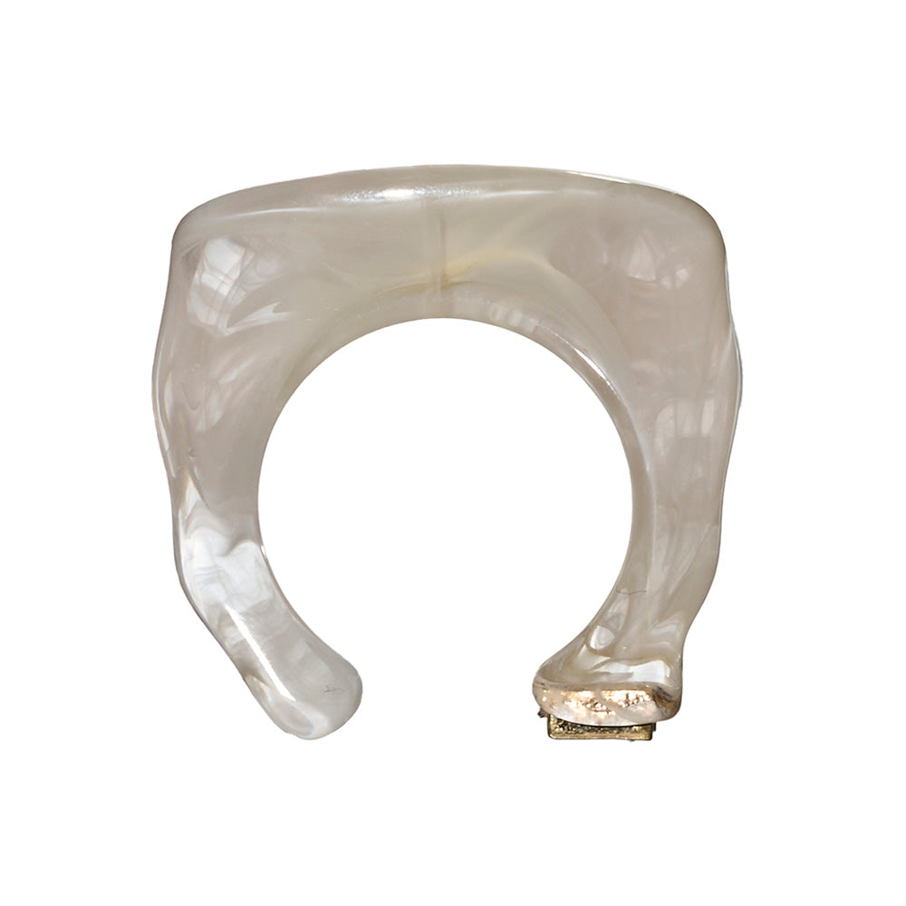Marble Tone Chunky Signet Ring