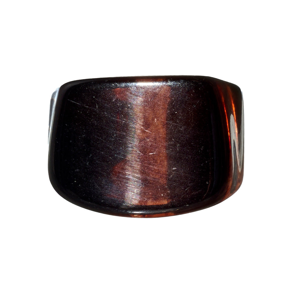 Marble Tone Chunky Signet Ring