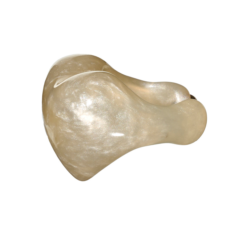 Marble Tone Chunky Heart Ring