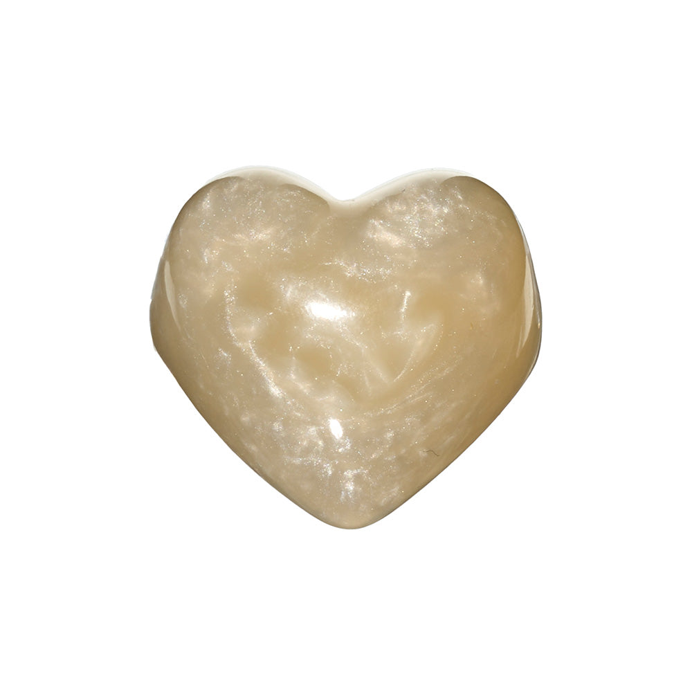 Marble Tone Chunky Heart Ring