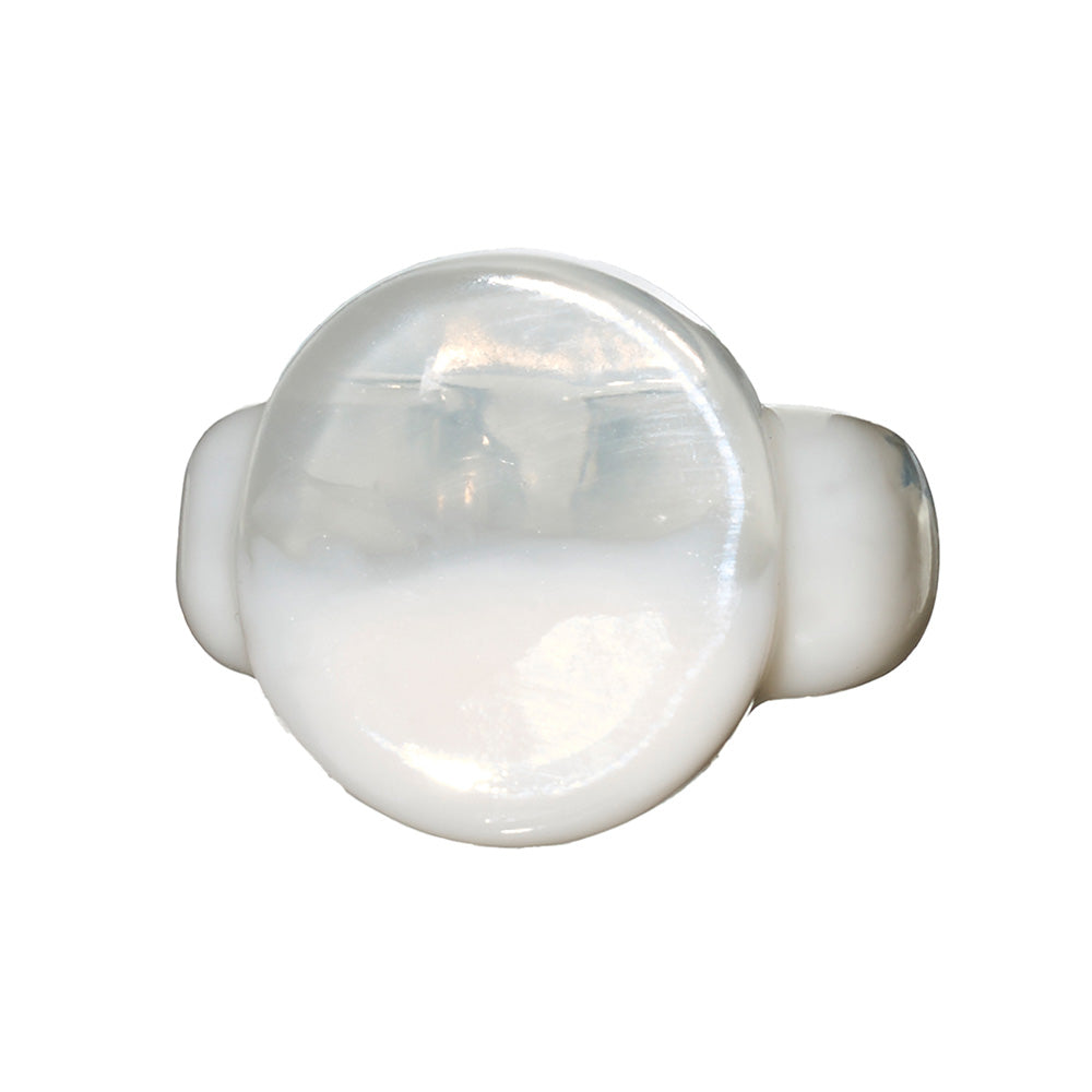 Geometric Wavy Band Signet Ring - Osewaya