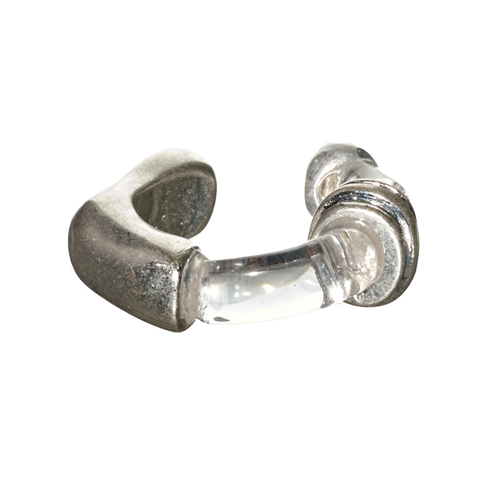 Mixue Rings Metal and Clear Mixed Ring
