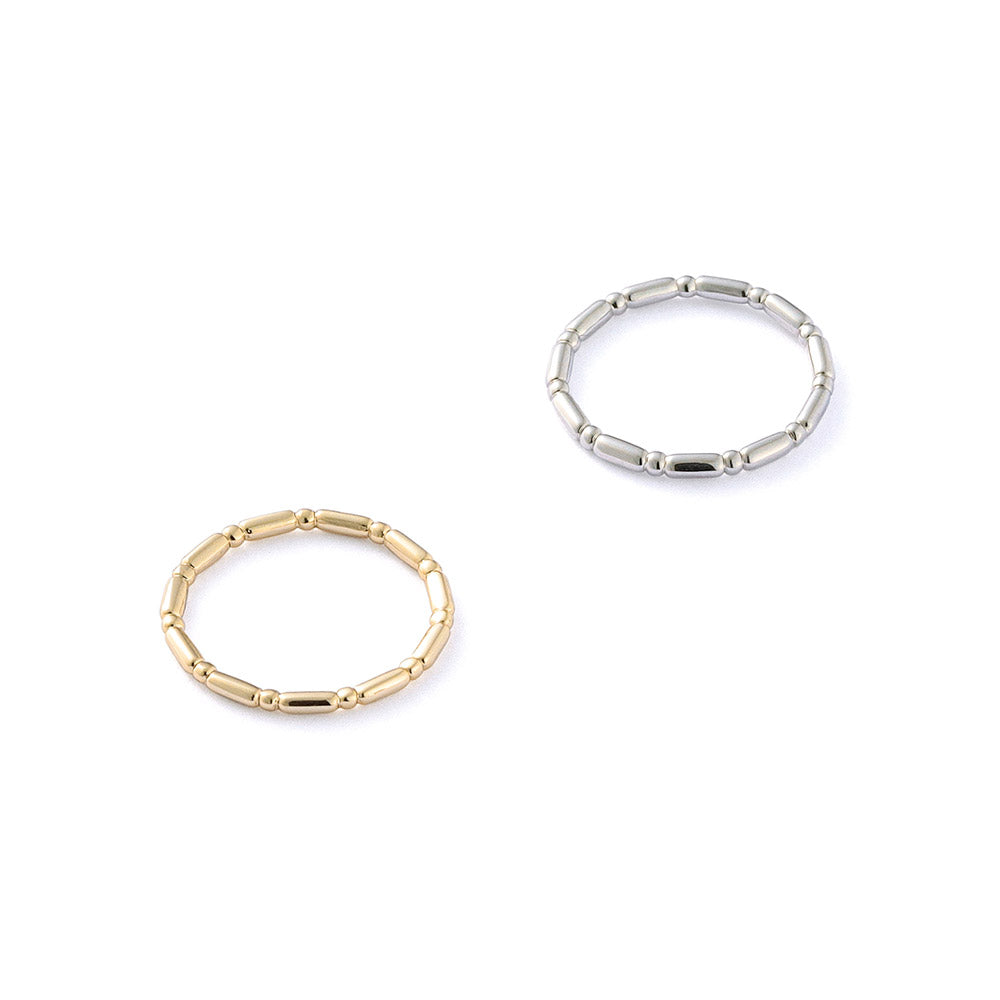 Dot and Dash Stacking Ring - osewaya