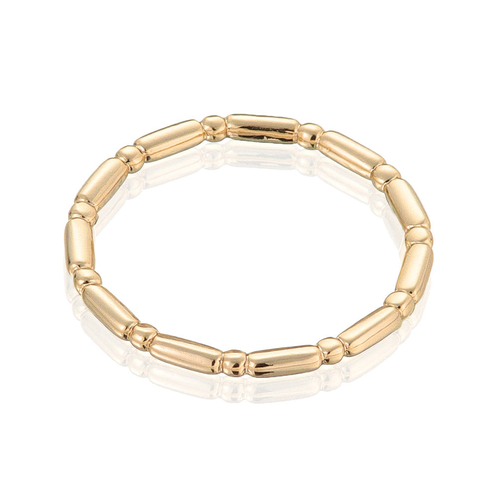 Dot and Dash Stacking Ring