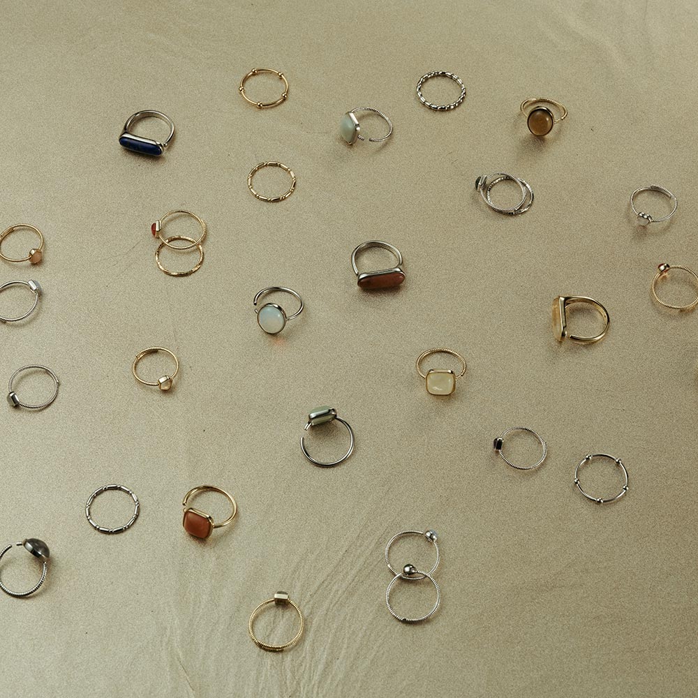 Heart Gemstone Wrap Ring