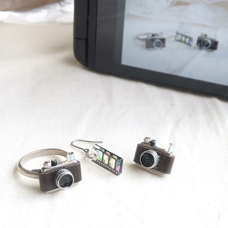 Retro Camera Earrings - Osewaya