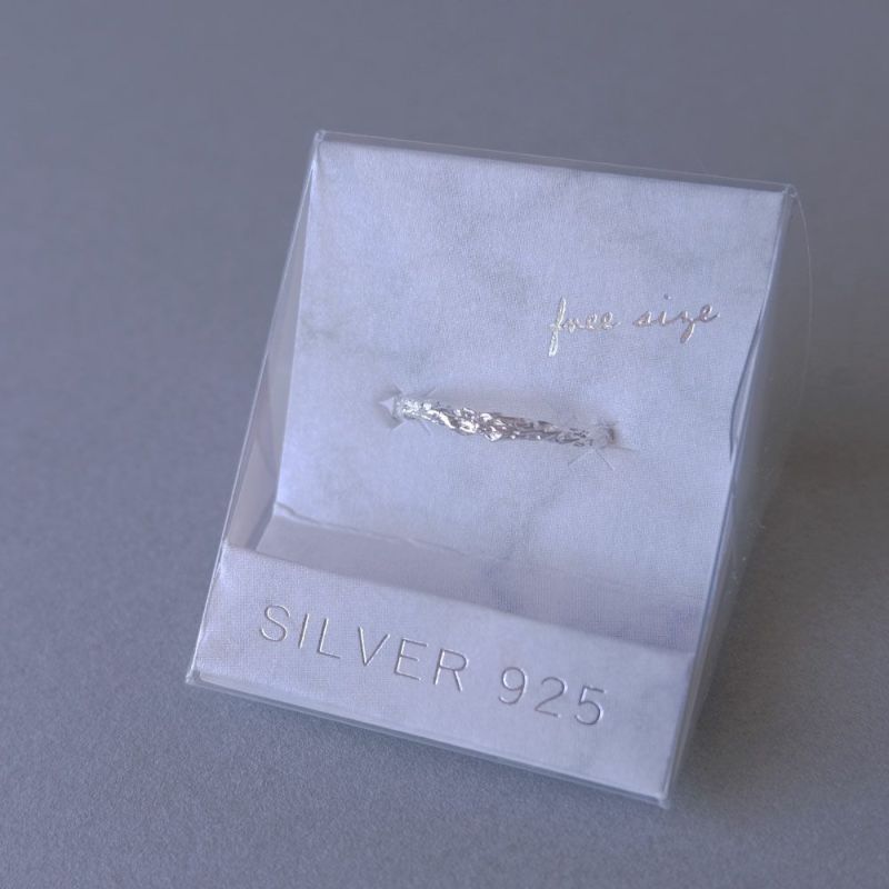 925 Silver Texture Ring - osewaya