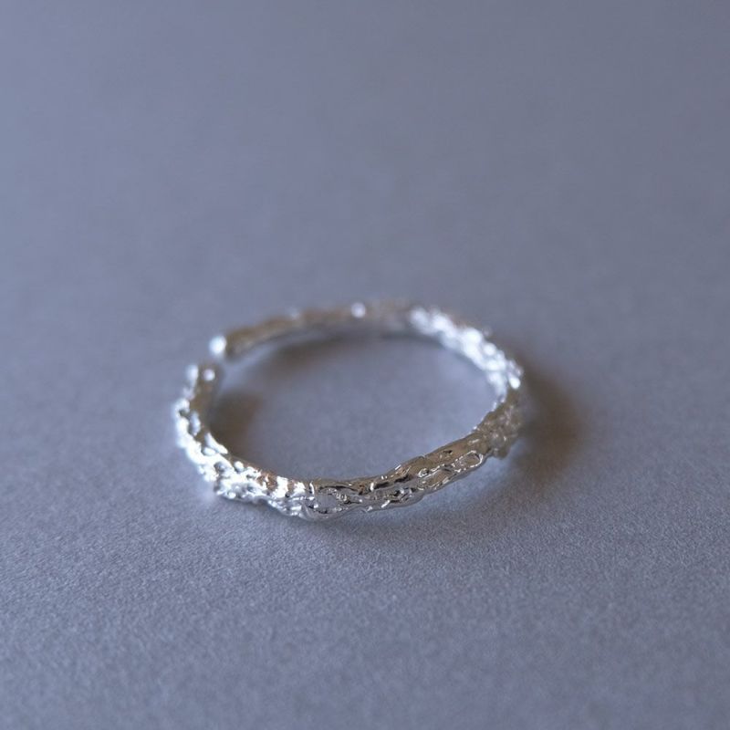 925 Silver Texture Ring