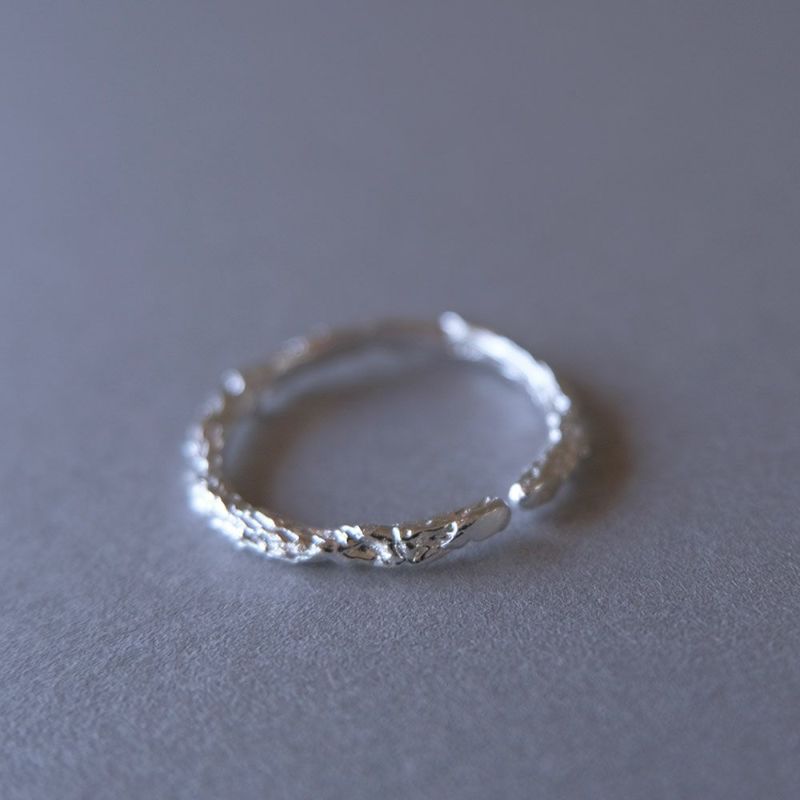 925 Silver Texture Ring