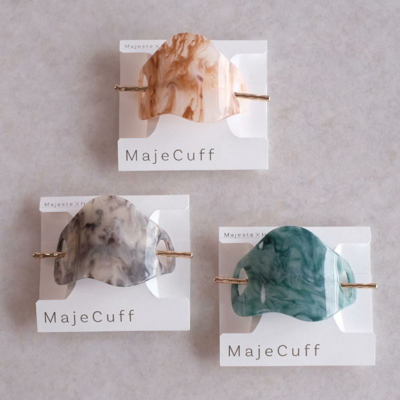 Marble Detail Majeste Ponytail Cuff