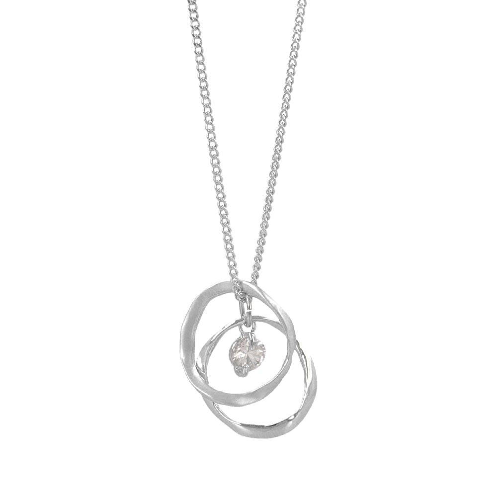 Twisted Circle Necklace