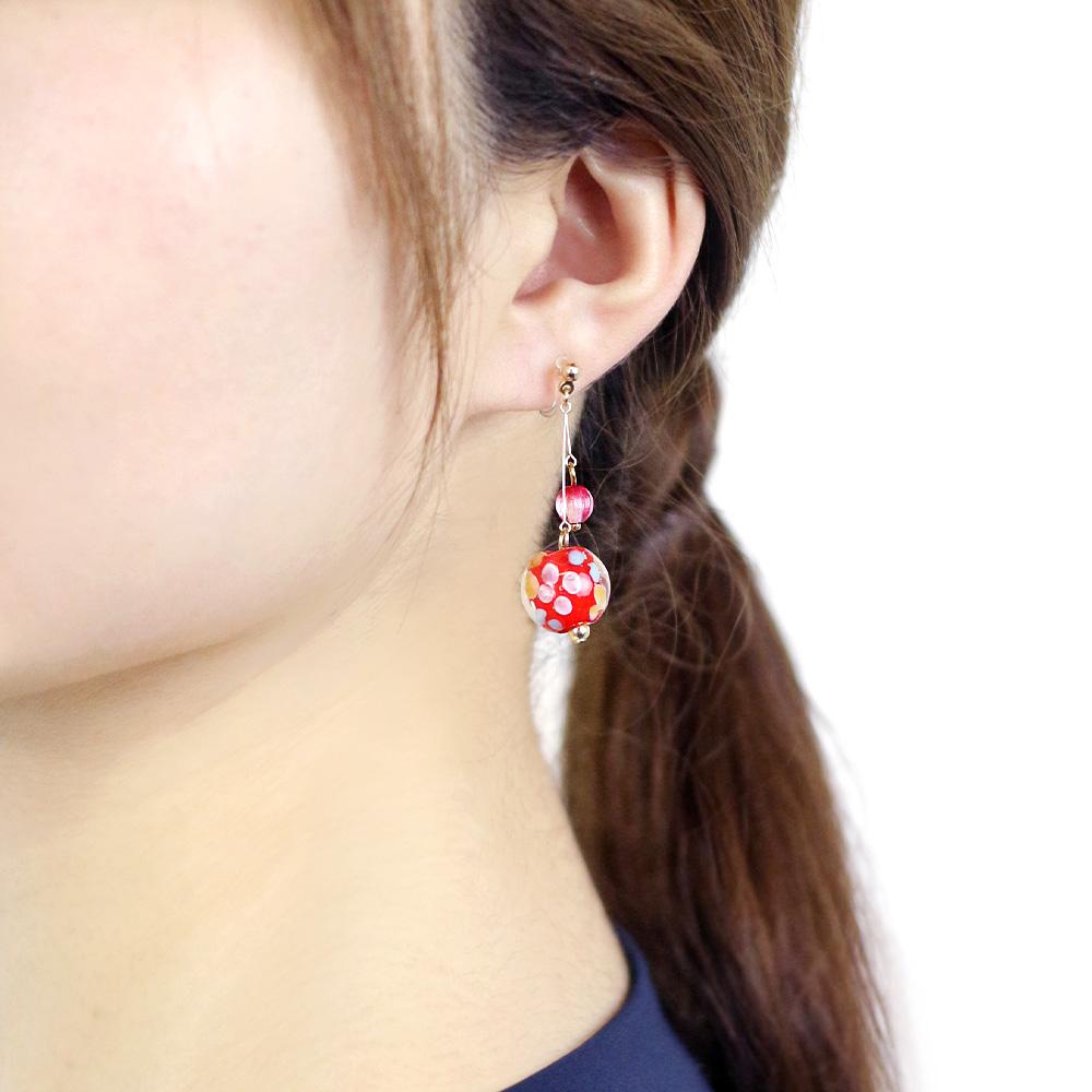 Japan Decoration Beads Invisible Clip On Earrings - Osewaya
