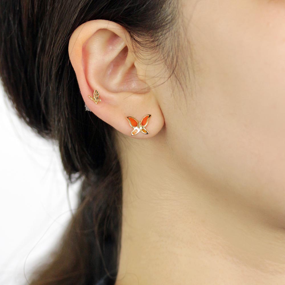 Multi Butterfly Earring Set