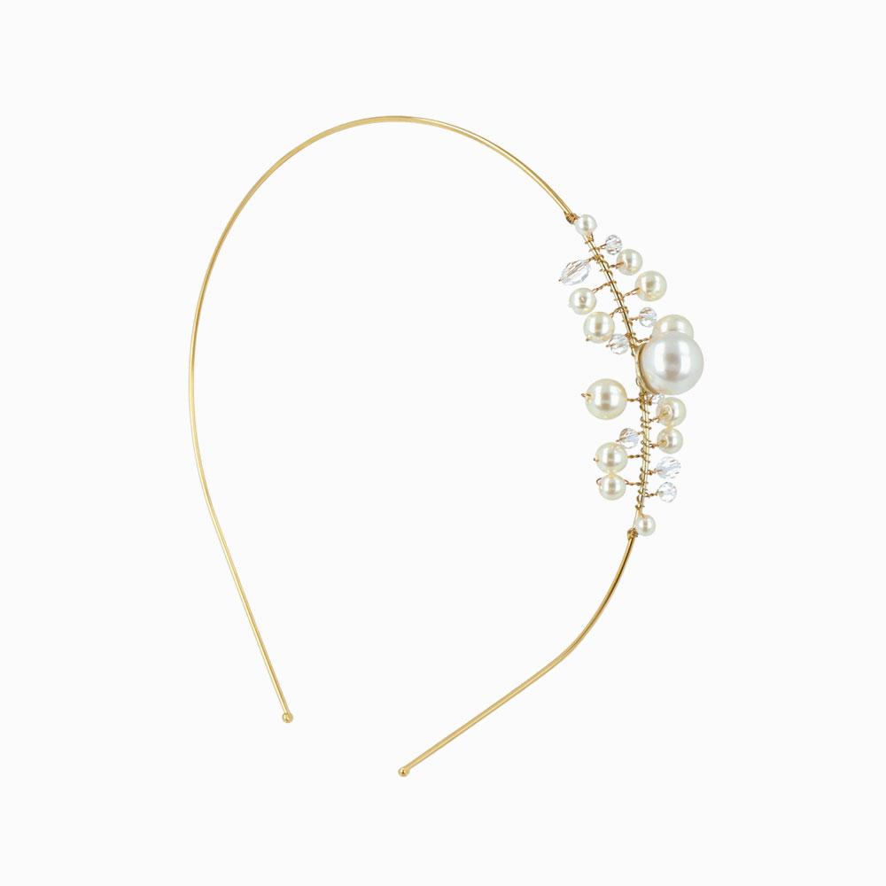 Bunch of Pearls Decorative Headband - osewaya