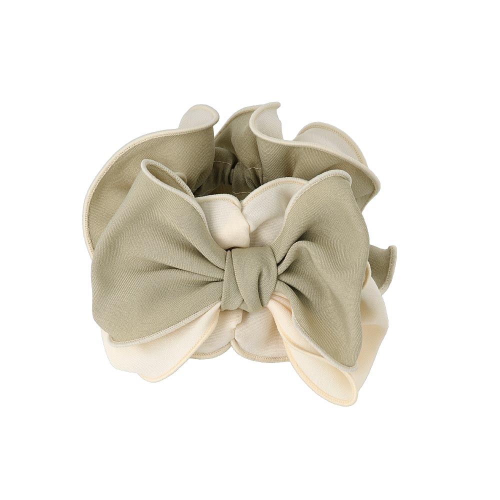 OSEWAYA Two Tone Bow Scrunchie, Blue