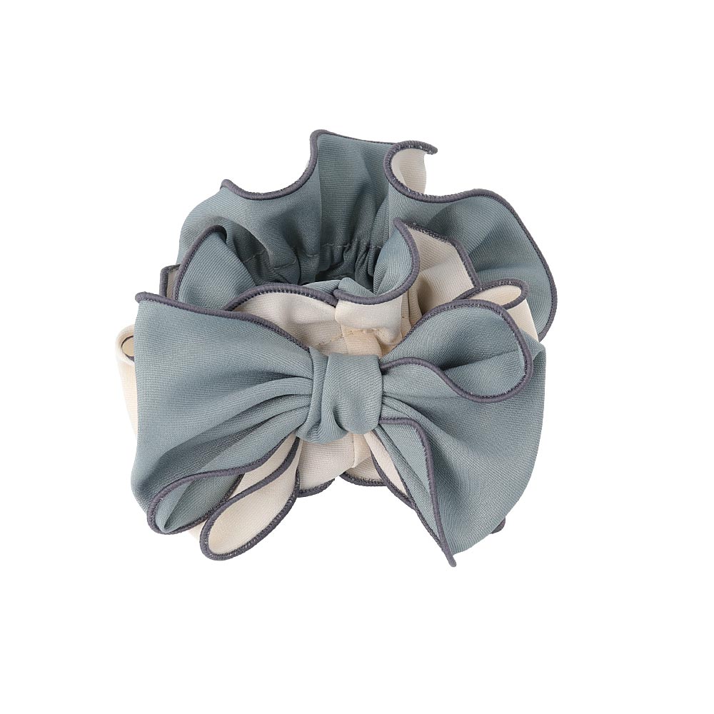 OSEWAYA Long Tail Bow Scrunchie, Blue