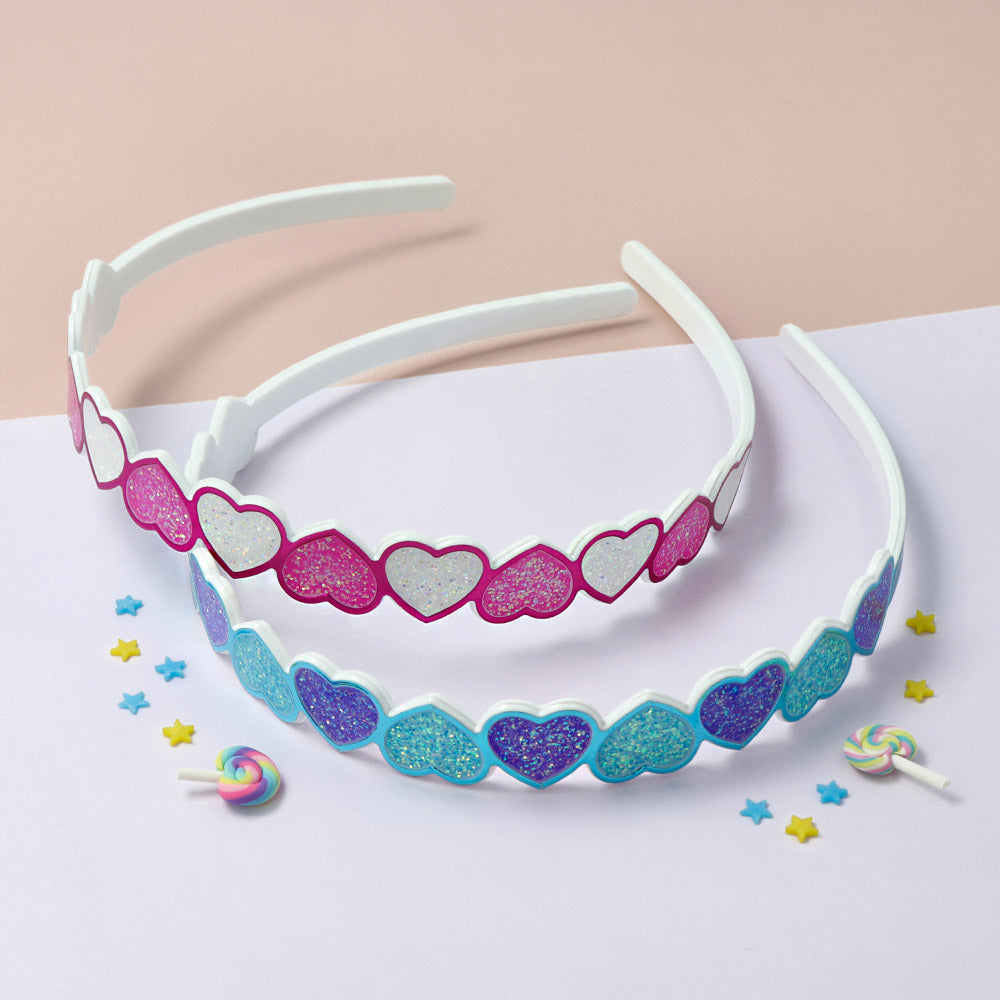 Glitter Heart Headband - osewaya