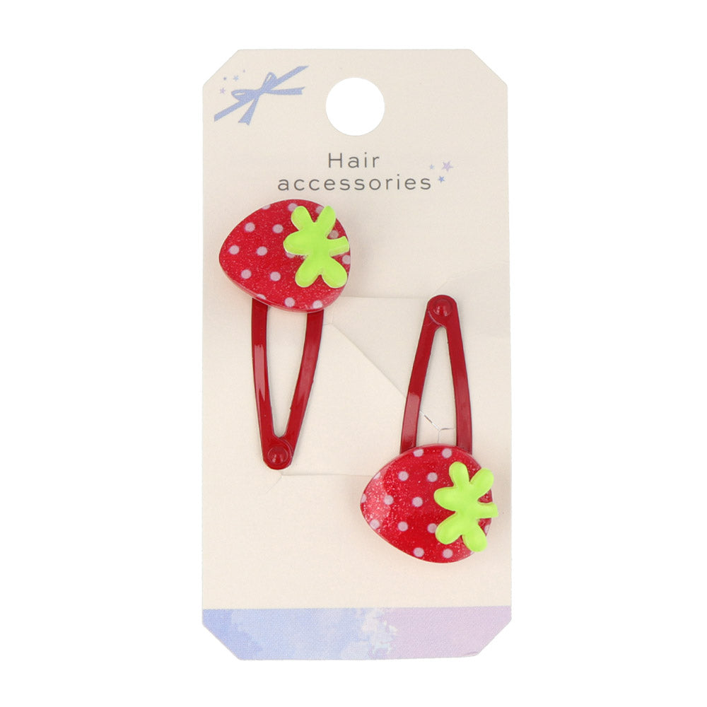 Strawberry Snap Clip Set