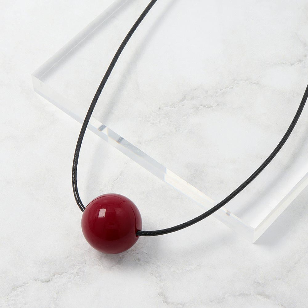 Red 2025 ball necklace