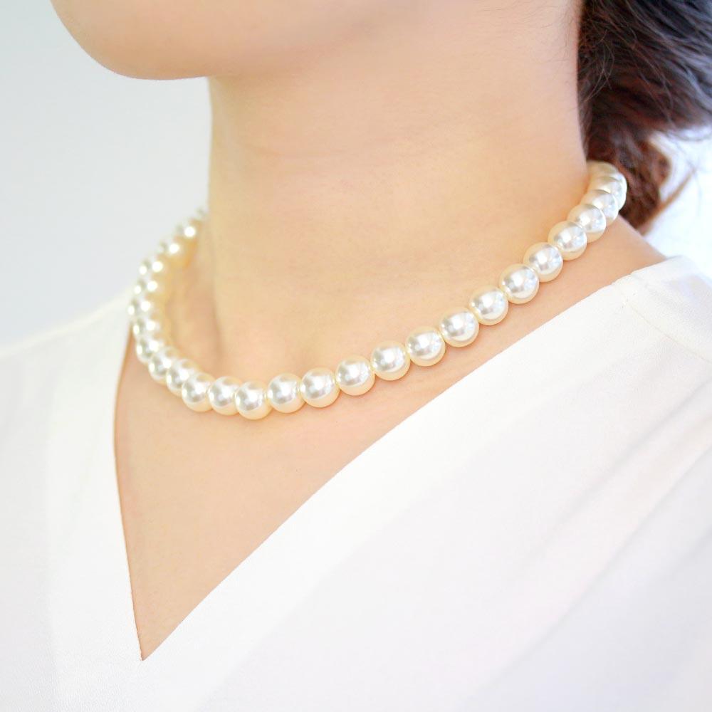 Pearl Short  Necklace - osewaya