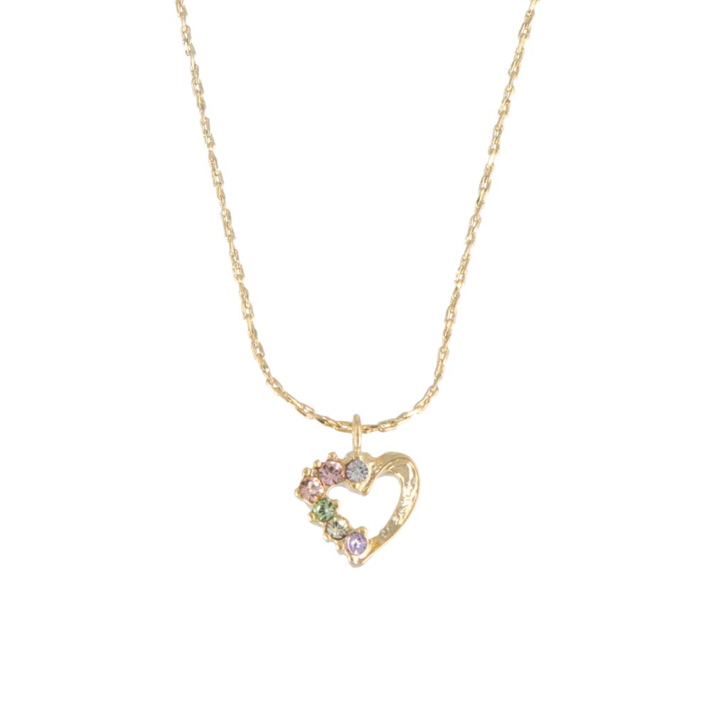 Jeweled Heart Necklace