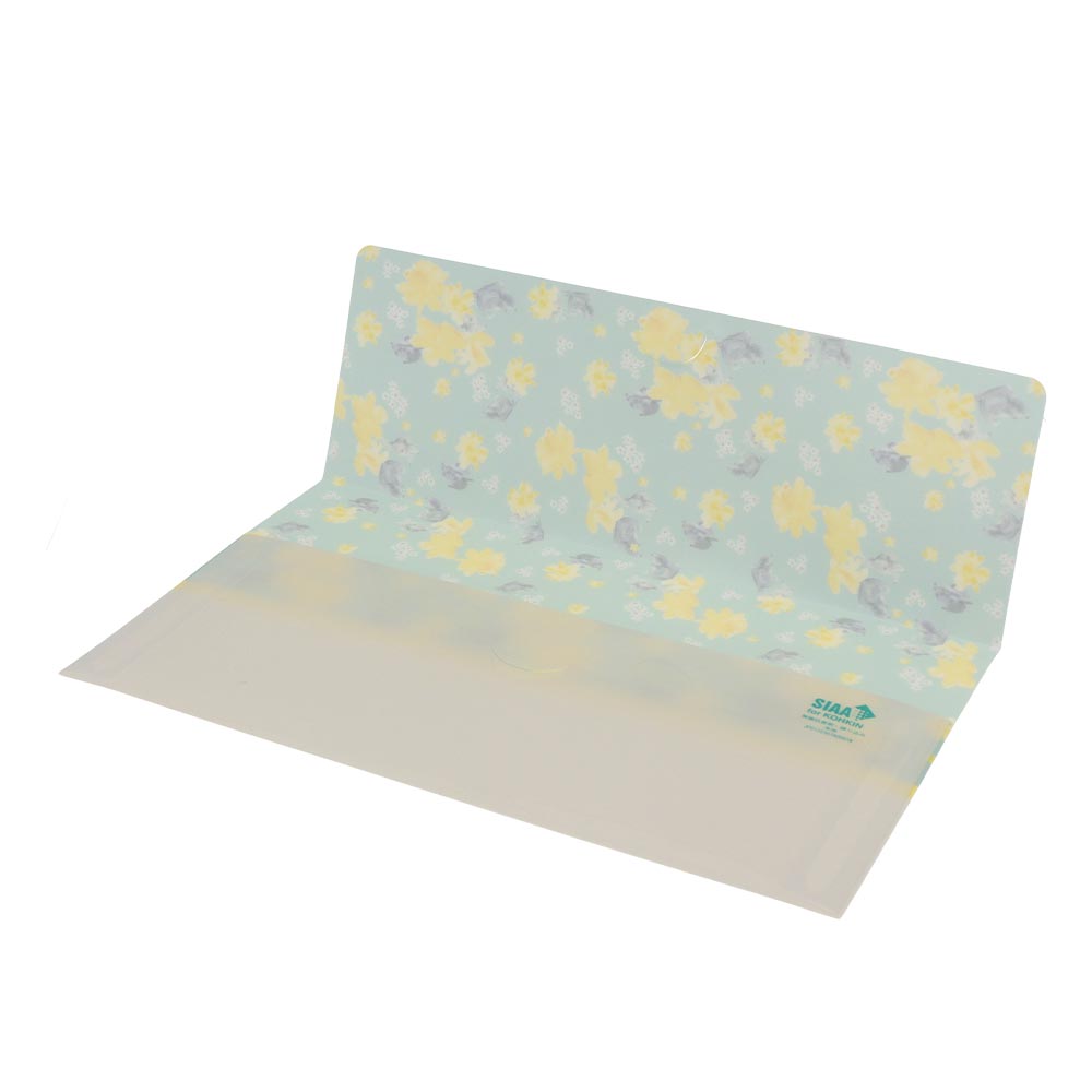 Antibacterial Wide Face Mask Case Yellow Flower