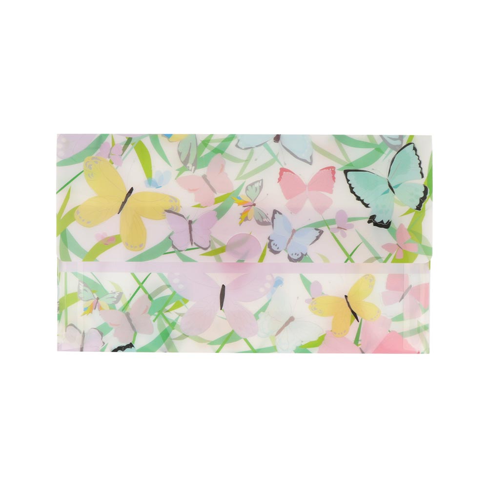 Antibacterial Wide Face Mask Case Butterfly