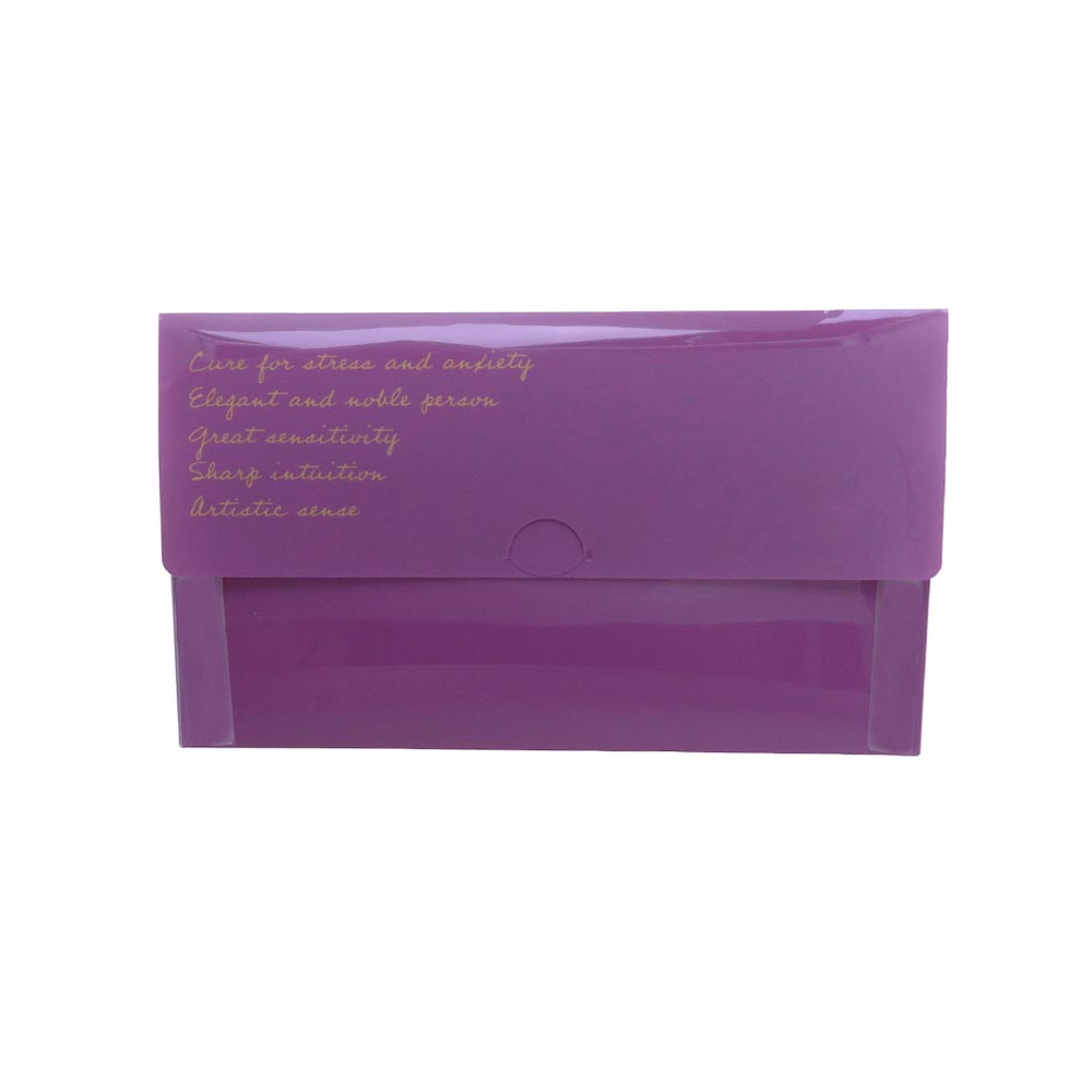 Antibacterial Wide Face Mask Case Purple