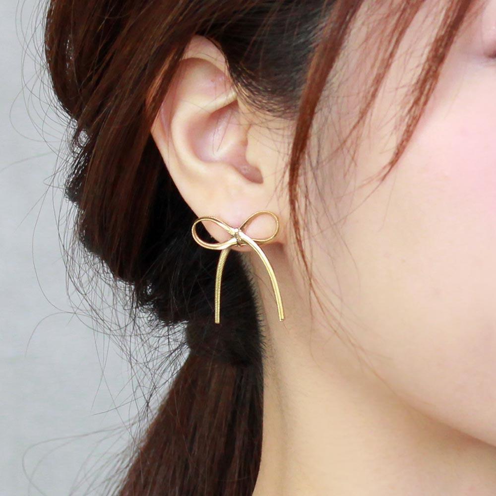 Simple Bowknot Earrings