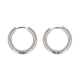 Thick Polished Hoop Earrings - Osewaya
