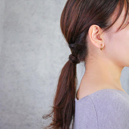 Thick Polished Hoop Earrings - Osewaya