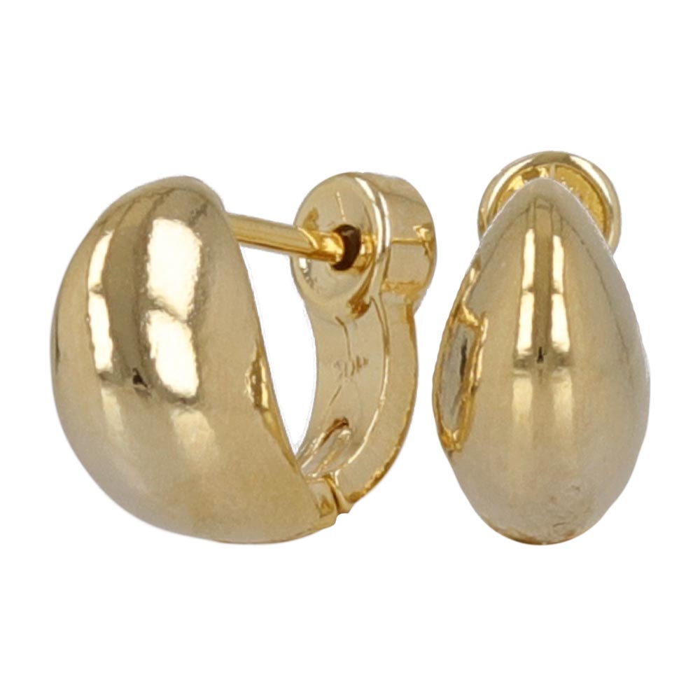 Smooth Touch Thick Huggie Earrings - osewaya