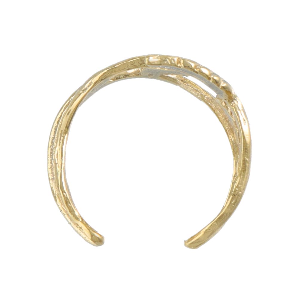 Leaf Layered Open Ring