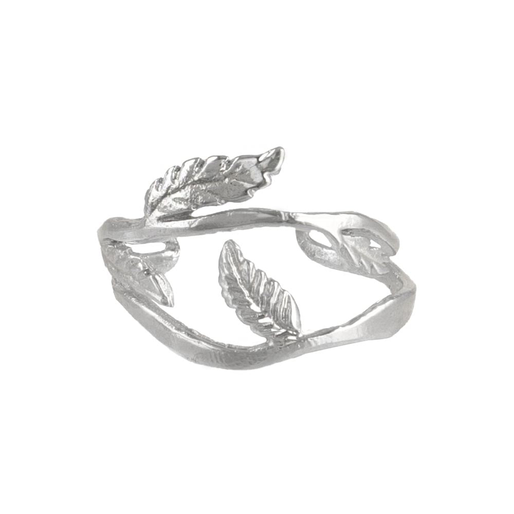 Leaf Layered Open Ring